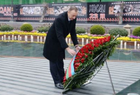 Президент на церемонии поминовения жертв Ходжалы - ФОТО